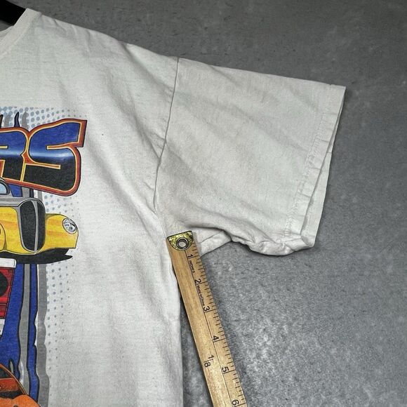 Vintage Mopar Shirt Mens Size XL White Rock Rockingham Dragway Raceway Park - Picture 10 of 12